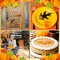 60 Pcs Fall Stencils for Painting Reusable Leaf Pumpkin - 3 x 3 Inch